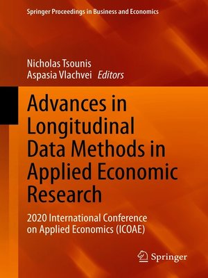 cover image of Advances in Longitudinal Data Methods in Applied Economic Research